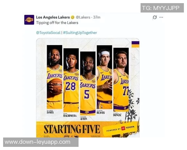 双核联手逆转胜利湖人发布詹姆斯东契奇赢球海报庆祝